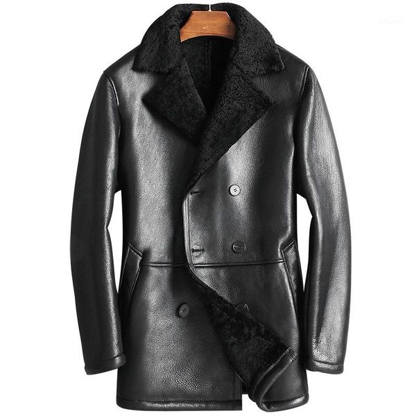 genuine leather jacket men's winter jacket natural wool fur liner coat male real sheepskin warm jackets chaqueta bc812 my16631, Black
genuine leather jacket men's winter jacket natural wool fur liner coat male real sheepskin warm jackets chaqueta bc812 my16631, Black