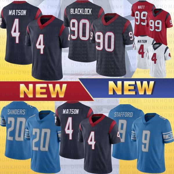 4 deshaun watson jersey 90 ross blacklock matthew stafford 20 barry sanders j.j. watt detroit lions texans houston, Black;red
4 deshaun watson jersey 90 ross blacklock matthew stafford 20 barry sanders j.j. watt detroit lions texans houston, Black;red