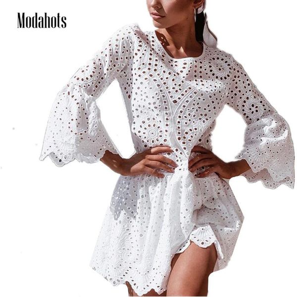 2020 women summer dress o-neck cap half sleeve casual mini boho beach ruffle dresses white mesh hollow out sundress vestido, Black;gray
2020 women summer dress o-neck cap half sleeve casual mini boho beach ruffle dresses white mesh hollow out sundress vestido, Black;gray