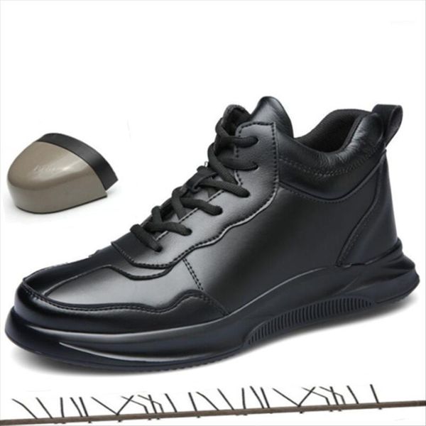 boots winter snow men's sneakers safety shoes waterproof warm non-slip breathable work steel toe cap indestructible1, Black
boots winter snow men's sneakers safety shoes waterproof warm non-slip breathable work steel toe cap indestructible1, Black