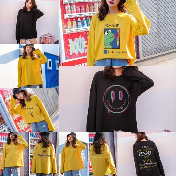 6rwq4 t-shirt women's coat print 2020 new spring strange girl order round neck loose long sleeve t-shirt 1buj5, White
6rwq4 t-shirt women's coat print 2020 new spring strange girl order round neck loose long sleeve t-shirt 1buj5, White
