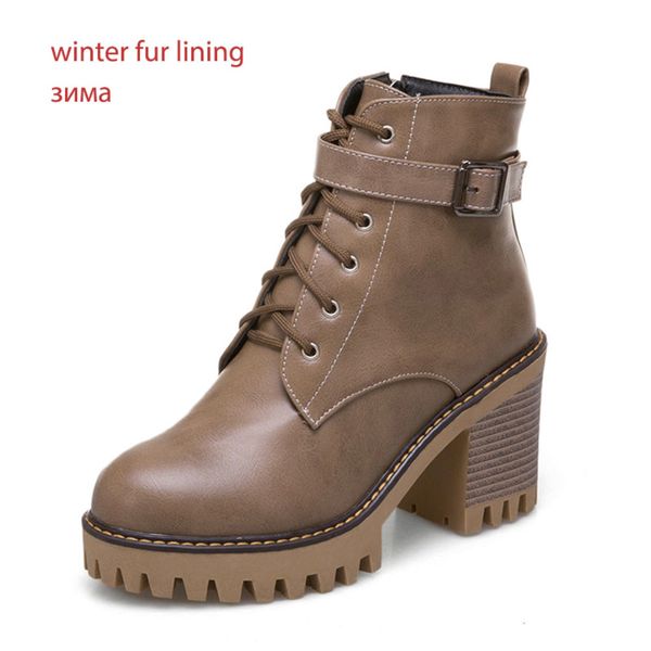 wetkiss plus size 44 high heels ankle women boots round toe lace up footwear female motorcycle boot platform shoes women winter c0202, Black
wetkiss plus size 44 high heels ankle women boots round toe lace up footwear female motorcycle boot platform shoes women winter c0202, Black