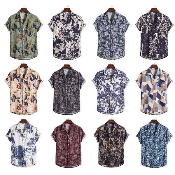 men's casual shirts linen short sleeve shirt men summer floral loose baggy hawaii holiday beach tee buttons blouse national style1, White;black
men's casual shirts linen short sleeve shirt men summer floral loose baggy hawaii holiday beach tee buttons blouse national style1, White;black