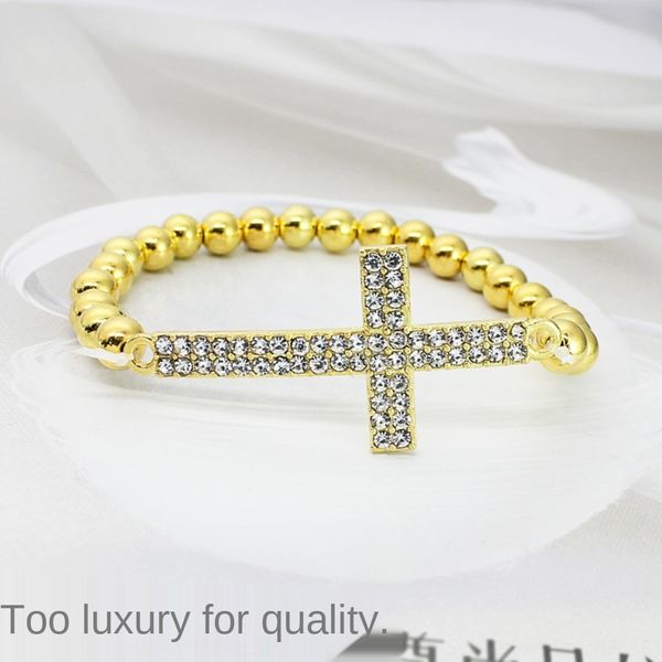 jewelry cross beads beaded beadedcross inlaid with diamond love 8 bracelet elastic beads handmade beaded hand jewelry ejocg, Golden;silver
jewelry cross beads beaded beadedcross inlaid with diamond love 8 bracelet elastic beads handmade beaded hand jewelry ejocg, Golden;silver