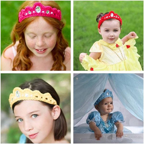 hair accessories handmade knitted baby crown headwear with crystal infant princess crochet headband po props, Slivery;white
hair accessories handmade knitted baby crown headwear with crystal infant princess crochet headband po props, Slivery;white