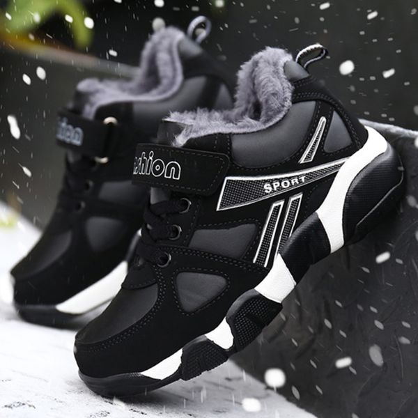 winter kids for boys children casual shoes girls sneakers anti-slippery plush fur lining warm school, Black;red
winter kids for boys children casual shoes girls sneakers anti-slippery plush fur lining warm school, Black;red