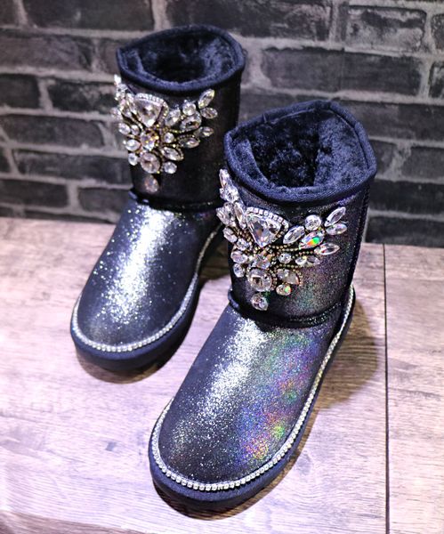 2020 star new with same colored rivet flat diamond striped cotton snow boots w63u, Black 
2020 star new with same colored rivet flat diamond striped cotton snow boots w63u, Black
