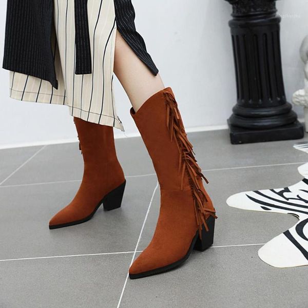 boots zetmtc 2021 shoes women black long thigh size 34-43 winter tassel motorcycle1