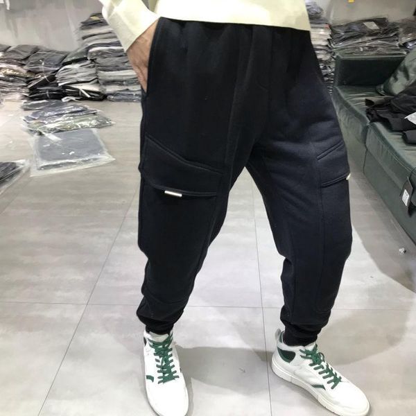 autumn and winter men's pants casual trend brand trousers loose plus velvet cotton cargo fashion harem kg-926, Black
autumn and winter men's pants casual trend brand trousers loose plus velvet cotton cargo fashion harem kg-926, Black
