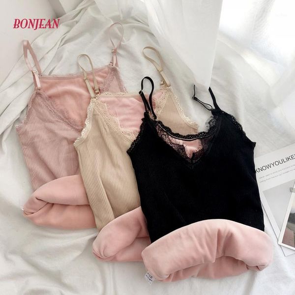 women velvet lace thermal vest fleece second thermal slim winter warm pajamas underwear vest thick o neck female pink tank 1, Black;white
women velvet lace thermal vest fleece second thermal slim winter warm pajamas underwear vest thick o neck female pink tank 1, Black;white