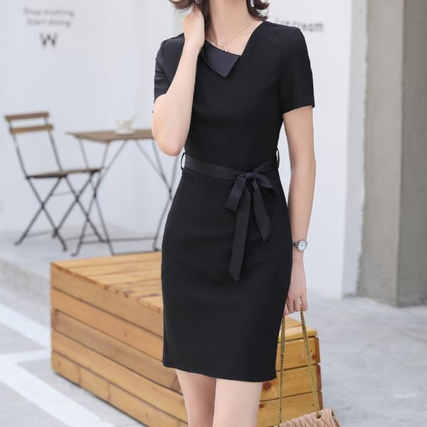blue striped femininity 2020 summer new high dress end ol professional short sleeve black dress slim fit m3h61, Black;gray
blue striped femininity 2020 summer new high dress end ol professional short sleeve black dress slim fit m3h61, Black;gray