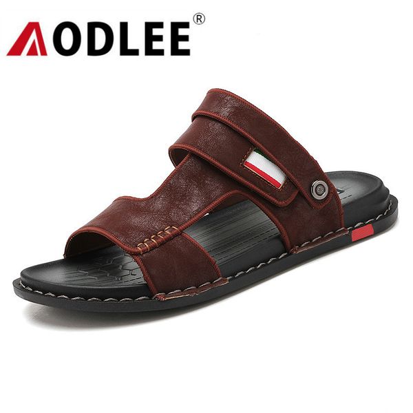 men sandals casual men beach sandals fashion leather breathable sandals slippers shoes men non-slip footwear dropshipping aodlee t200420, Black
men sandals casual men beach sandals fashion leather breathable sandals slippers shoes men non-slip footwear dropshipping aodlee t200420, Black