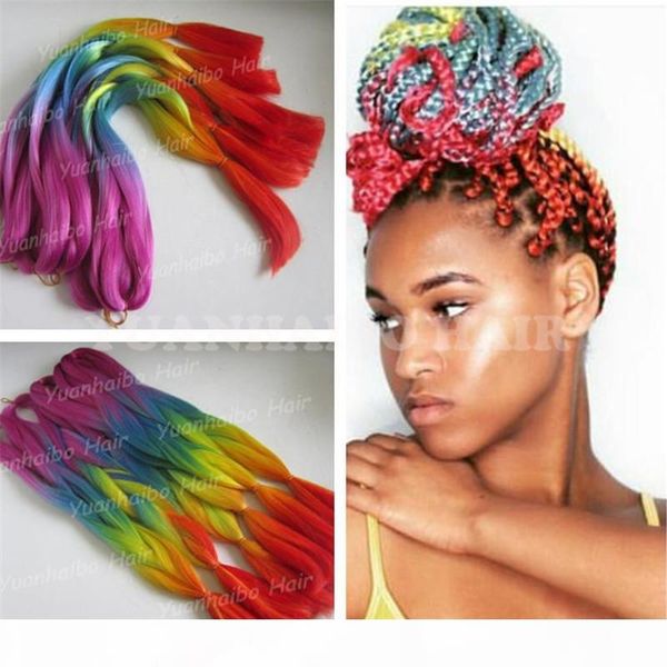 stock wholesale price 20inch ombre jumbo braids rainbow color braiding synthetic hair ing, Black
stock wholesale price 20inch ombre jumbo braids rainbow color braiding synthetic hair ing, Black