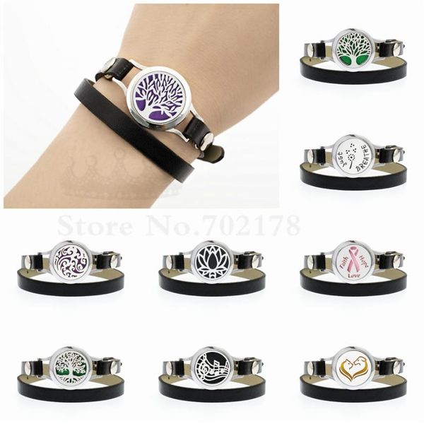 charm bracelets 25mm tree of life diffuser bracelet essential oil aroma women pu 14 colors can choose, Golden;silver
charm bracelets 25mm tree of life diffuser bracelet essential oil aroma women pu 14 colors can choose, Golden;silver