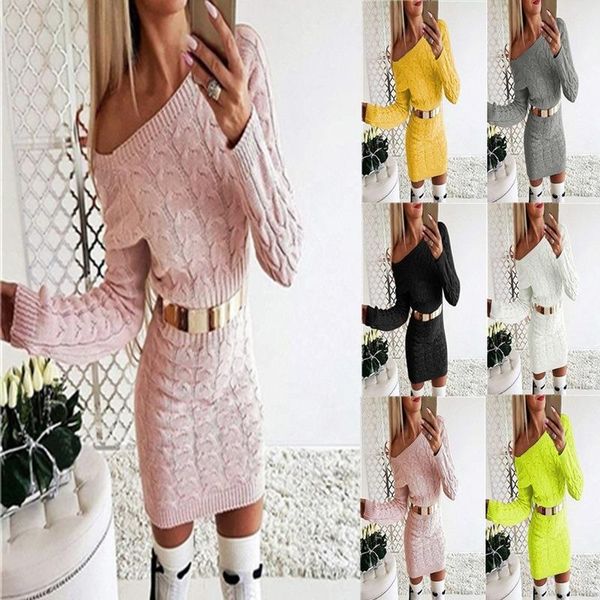 sweaters dress women new ribbed lady sheath pullover twist warm mini tunic bodycon winter dress elegant autumn sweater, White;black
sweaters dress women new ribbed lady sheath pullover twist warm mini tunic bodycon winter dress elegant autumn sweater, White;black