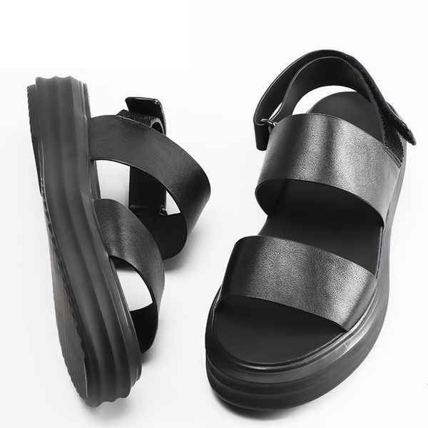 genuine leather summer of simple men comfortable beach shoes black gladiator open-toed roma sandals rs3v
genuine leather summer of simple men comfortable beach shoes black gladiator open-toed roma sandals rs3v