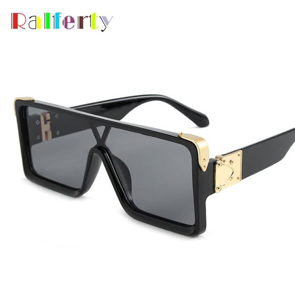 ralferty 2020 designer big black square sunglasses women men flat frame cool one piece gafas shade uv400, White;black
ralferty 2020 designer big black square sunglasses women men flat frame cool one piece gafas shade uv400, White;black