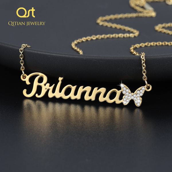 personalized custom name bling iced out butterfly necklaces nameplate stainless steel chain pendant necklace jewelry q1113, Silver
personalized custom name bling iced out butterfly necklaces nameplate stainless steel chain pendant necklace jewelry q1113, Silver