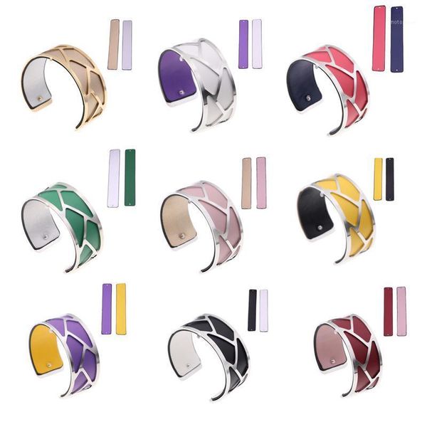 25mm tresse silver color finish reversible leather manchette interchangeable bracelet bijoux jewelry for women1, Black
25mm tresse silver color finish reversible leather manchette interchangeable bracelet bijoux jewelry for women1, Black