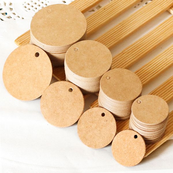 100 pcs round shape blank cards kraft paper tags label price tag wedding party name card gift hanging with string 1222106
100 pcs round shape blank cards kraft paper tags label price tag wedding party name card gift hanging with string 1222106