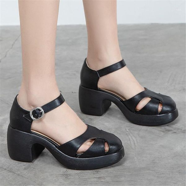 sandals pxelena vintage punk rome hollow out gothic women block chunky high heels genuine leather ankle strap shoes 2021 summer1, Black
sandals pxelena vintage punk rome hollow out gothic women block chunky high heels genuine leather ankle strap shoes 2021 summer1, Black