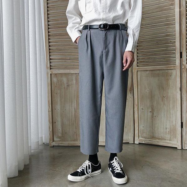 2020 men's fashion loose casual pants blazer formal business grey/black color suit pants social high-quality trousers m-2xl1, White;black
2020 men's fashion loose casual pants blazer formal business grey/black color suit pants social high-quality trousers m-2xl1, White;black