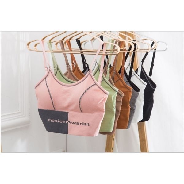 new card with contrast color vest net red pop u-shaped back seamless chest wrapping women adjustable shoulder strap 1014, White
new card with contrast color vest net red pop u-shaped back seamless chest wrapping women adjustable shoulder strap 1014, White