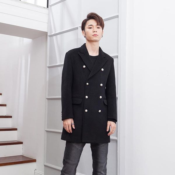 coat male warlord conventional retro style world war ii double-breasted mid-long european and american yuppie suit collar winter1, Black
coat male warlord conventional retro style world war ii double-breasted mid-long european and american yuppie suit collar winter1, Black