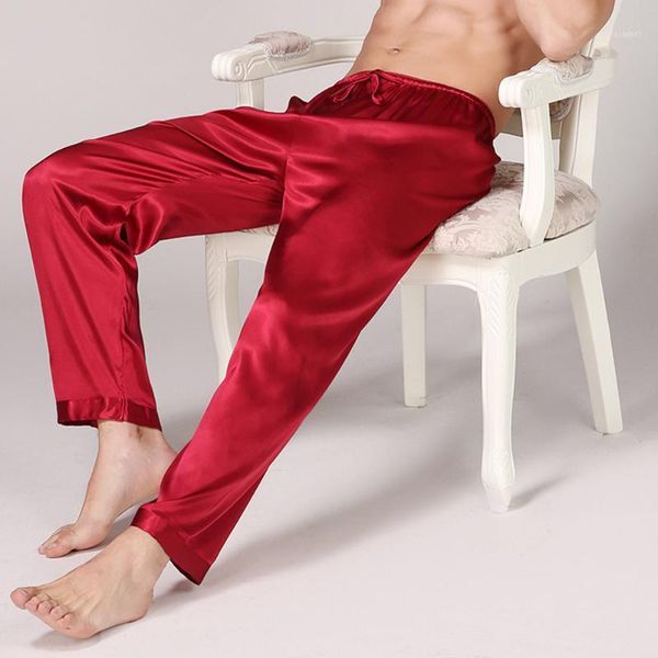 men's home silk satin pajamas pyjamas pants sleep bottoms nightwear sleepwear men's lengthened simulated silk pants home service1, Black;brown
men's home silk satin pajamas pyjamas pants sleep bottoms nightwear sleepwear men's lengthened simulated silk pants home service1, Black;brown