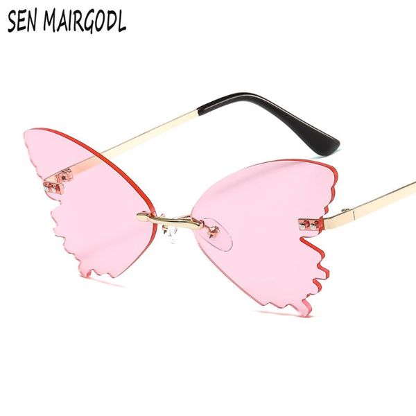 sunglasses 2021 butterfly rimless men women vintage metal glasses brand design sun uv400 oculos masculino okulary, White;black
sunglasses 2021 butterfly rimless men women vintage metal glasses brand design sun uv400 oculos masculino okulary, White;black