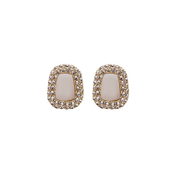 fashion new earrings studs retro 925 silver needle small and simple full diamond geometric earring exquisite personality square earrings, Golden;silver
fashion new earrings studs retro 925 silver needle small and simple full diamond geometric earring exquisite personality square earrings, Golden;silver
