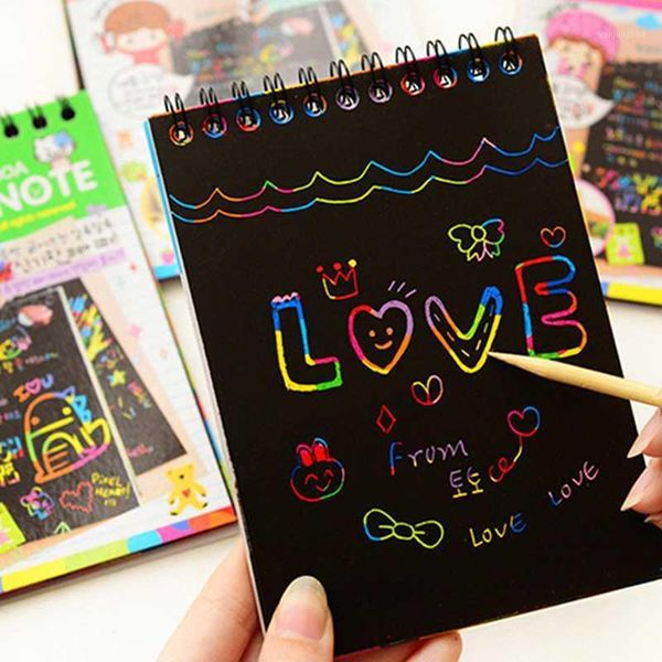 coloffice kawaii memo pads kids rainbow colorful scratch art kit magic drawing painting paper notebook school &office suppplies1, Purple;pink
coloffice kawaii memo pads kids rainbow colorful scratch art kit magic drawing painting paper notebook school &office suppplies1, Purple;pink
