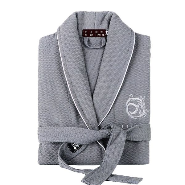 men's robe 100% cotton summer waffle bath robe japanese kimono robes men dressing gown bathrobe bridesmaid men sleeping robes 201109, Black;brown
men's robe 100% cotton summer waffle bath robe japanese kimono robes men dressing gown bathrobe bridesmaid men sleeping robes 201109, Black;brown