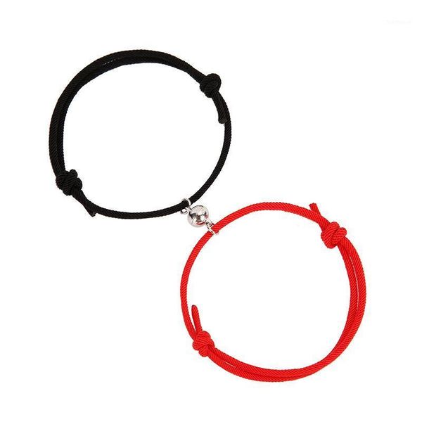 2pcs/set magnetic paired bracelet handmade charms thread lovers braclet forever for women men bff brazalete jewelry pulseira1, Golden;silver
2pcs/set magnetic paired bracelet handmade charms thread lovers braclet forever for women men bff brazalete jewelry pulseira1, Golden;silver