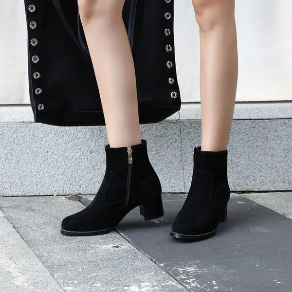 boots big size 9 10 11-19 women shoes ankle for ladies woman winter suede side zipper thick heel1, Black
boots big size 9 10 11-19 women shoes ankle for ladies woman winter suede side zipper thick heel1, Black