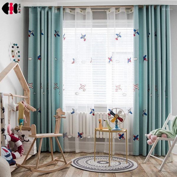 cartoon airplane embroidered curtain for kids children boys nursery blackout window treatment panel m102c1
cartoon airplane embroidered curtain for kids children boys nursery blackout window treatment panel m102c1