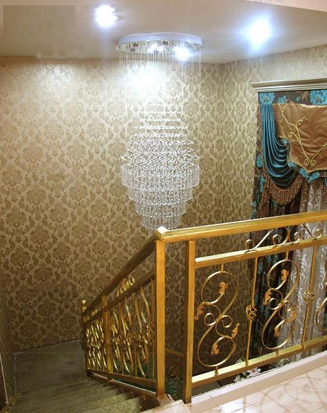 dhl crystal k9 spiral staircase villa ceiling lamps led style pyramid layers lights penthouse chandeliers plafondlamp
dhl crystal k9 spiral staircase villa ceiling lamps led style pyramid layers lights penthouse chandeliers plafondlamp