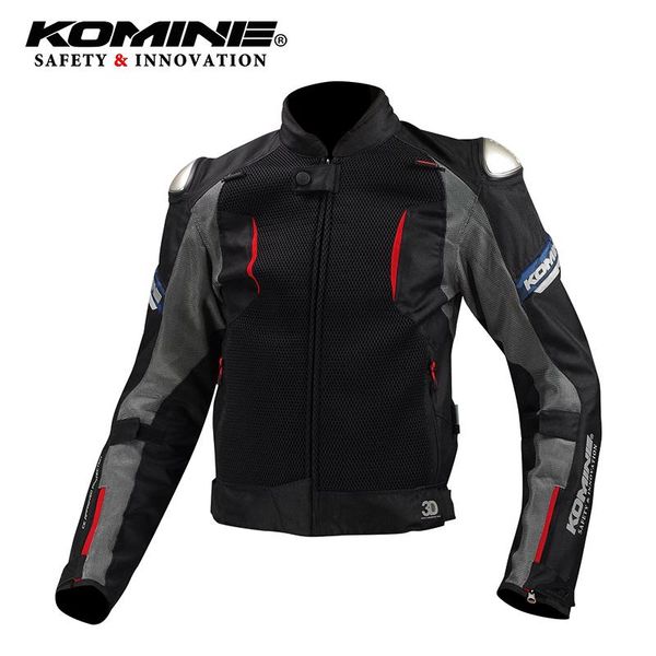 komine jk107 titanium jacket motorbike motocross riding breathable racing black jackets with neck protector
komine jk107 titanium jacket motorbike motocross riding breathable racing black jackets with neck protector
