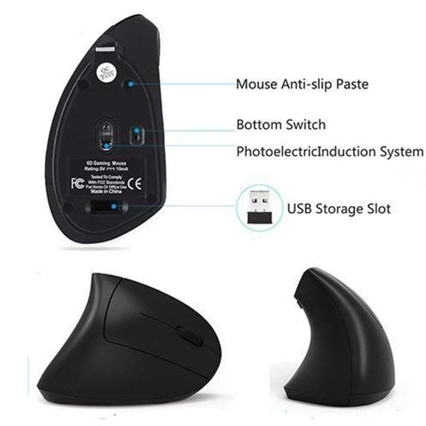 2.4g plug and play pc fashion office bluetooth gaming silent vertical mouse wireless comfortable usb charging optical for laptop
2.4g plug and play pc fashion office bluetooth gaming silent vertical mouse wireless comfortable usb charging optical for laptop