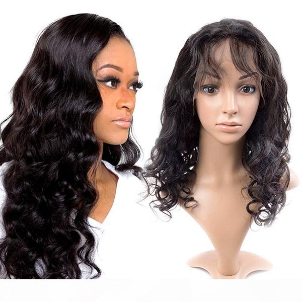 8"-26" natural color long body wave glueless lace front human hair wigs 100% indian remy hair full lace human hair wig human, Black;brown
8"-26" natural color long body wave glueless lace front human hair wigs 100% indian remy hair full lace human hair wig human, Black;brown