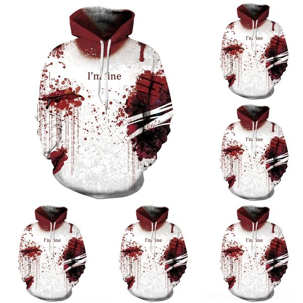 p3u4y halloween funny 3d drops digital hooded printed blood large sweater sweater size couple ldrbj, Black
p3u4y halloween funny 3d drops digital hooded printed blood large sweater sweater size couple ldrbj, Black