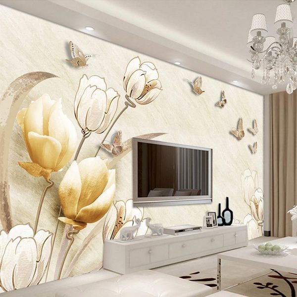 wallpapers custom po wallpaper mural wall sticker european 3d stereo magnolia flower tv papel de parede for living room
wallpapers custom po wallpaper mural wall sticker european 3d stereo magnolia flower tv papel de parede for living room