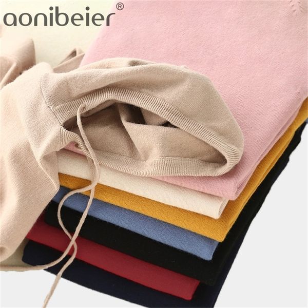 aonibeier autumn winter women hooded knitted regular fit long sleeve pullovers fashion casual hoodies jumpers 201217, Black
aonibeier autumn winter women hooded knitted regular fit long sleeve pullovers fashion casual hoodies jumpers 201217, Black