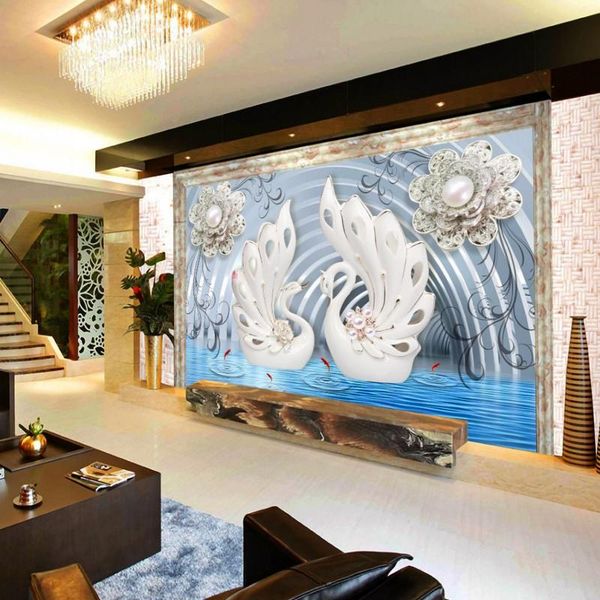 drop shipping 3d p wallpaper 3d stereo luxury european swan jewelry flower tv background wall wallpaper custom bedroom mural
drop shipping 3d p wallpaper 3d stereo luxury european swan jewelry flower tv background wall wallpaper custom bedroom mural
