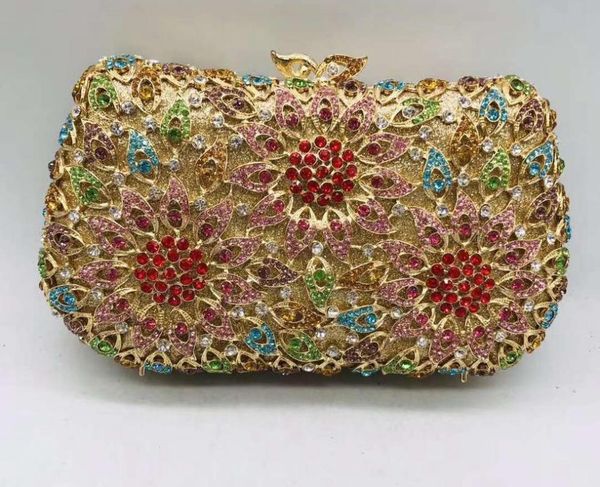 evening bags dazzling women gold flower crystal metal clutches luxury bag for wedding&party handbags wedding bridal purse
evening bags dazzling women gold flower crystal metal clutches luxury bag for wedding&party handbags wedding bridal purse