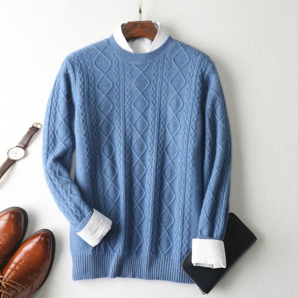 spring winter thick sweater men's full pullovers round collar solid head fashion trend wool bottom knit oversized clothing, White;black
spring winter thick sweater men's full pullovers round collar solid head fashion trend wool bottom knit oversized clothing, White;black