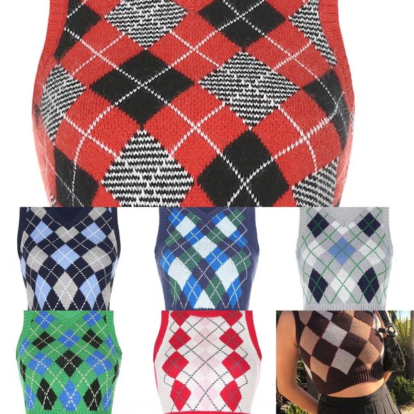pctax autumn 2020 new women's solid color plaid folding with sleeveless vest sweater sweater v-neck knitted vest, White
pctax autumn 2020 new women's solid color plaid folding with sleeveless vest sweater sweater v-neck knitted vest, White