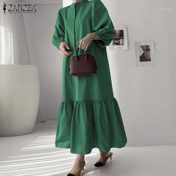2020 summer solid ruffles sundress elegant party vestido zanzea women vintage short puff sleeve long dress female robe plus size1, Black;gray
2020 summer solid ruffles sundress elegant party vestido zanzea women vintage short puff sleeve long dress female robe plus size1, Black;gray