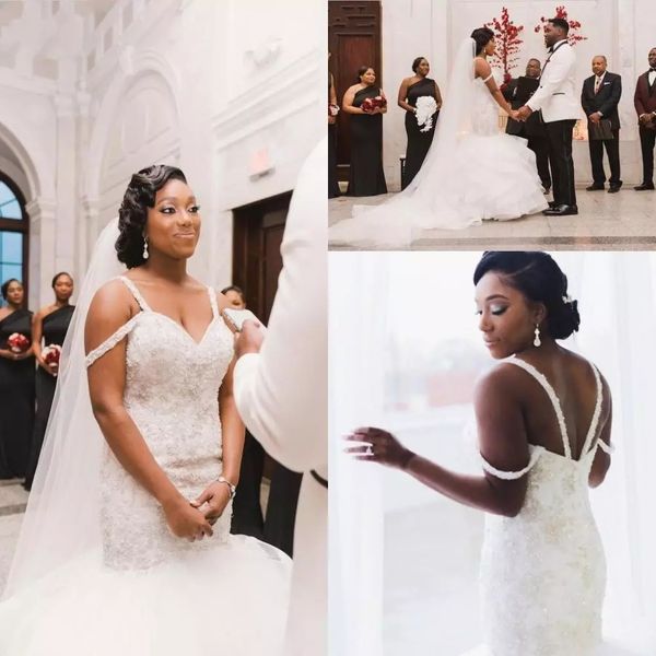 gorgeous 2021 plus size wedding dresses lace bridal gowns spaghetti straps beaded elegant mermaid dubai marriage gowns, White
gorgeous 2021 plus size wedding dresses lace bridal gowns spaghetti straps beaded elegant mermaid dubai marriage gowns, White