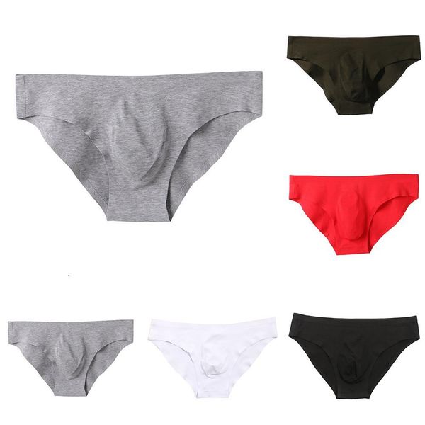 men's stretch briefs male short men solid color u convex low rise briefs seamless breathable ice silk underwear, Black;white
men's stretch briefs male short men solid color u convex low rise briefs seamless breathable ice silk underwear, Black;white